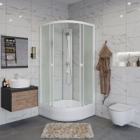 Душевая кабина Niagara Promo 80x80 без гидромассажа арт-P80/26/MT/BK