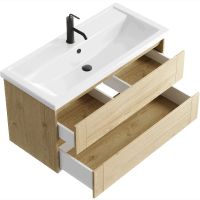 Товар: Тумба под раковину Aqwella Astrid 100 подвесная Дуб Давос арт-AST0110DD - фото 2 Тумба под раковину Aqwella Astrid 100 подвесная Дуб Давос арт-AST0110DD — фото 2, Тумбы под раковину