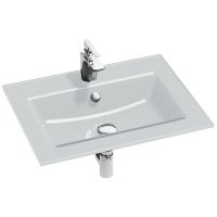 Раковина Jacob Delafon Vox 60 Белая арт-EB2105-DD1 — фото 1, Раковины встраиваемые сверху