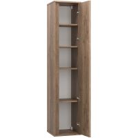 Шкаф пенал Brevita Dallas 35 подвесной Дуб Галифакс олово арт-DAL-05035-31 — фото 7, Пеналы для ванной комнаты