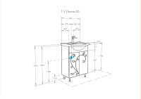 Товар: Тумба под раковину Aquaton Лиана 60 Белая арт-1A163101LL010 - фото 9 Тумба под раковину Aquaton Лиана 60 Белая арт-1A163101LL010 — фото 9, Тумбы под раковину