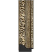 Зеркало Evoform Exclusive 115х55 с фацетом в багетной раме - Виньетка античная латунь 85 мм арт-BY 3489 — фото 3, Зеркала в ванную комнату