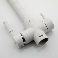 Смеситель для кухни Frap H52 Белый арт-F4352-8 — фото 2, Смесители для кухни