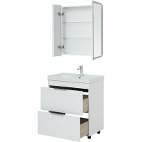 Товар: Тумба под раковину Aquanet Ирис new 70 Белый глянец арт-310153 - фото 8 Тумба под раковину Aquanet Ирис new 70 Белый глянец арт-310153 — фото 8, Тумбы под раковину