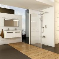 Душевая перегородка Ravak Walk-In Wall 150 профиль Хром стекло Transparent арт-GW9WP0C00Z1 — фото 7, Душевые перегородки
