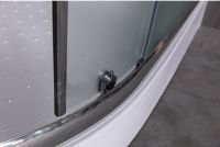 Душевой уголок Esbano ESR-8015 90x90 профиль Хром стекло рифленое арт-ESUGR8015 — фото 6, Душевые уголки четверть круга