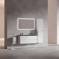 Тумба под раковину Sancos Libra 120 подвесная Белый глянец арт-LB120-2W — фото 14, Тумбы под раковину