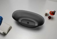 Ванна из полиэфирной смолы Abber Kristall 170х75 Черная без гидромассажа арт-AT9707Onyx — фото 5, Ванны из полиэфирной смолы