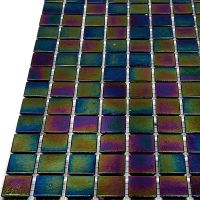 Стеклянная мозаика Alma Pearly 32,7х32,7 см арт-PE-BK903 (PE155) — фото 3, Мозаика