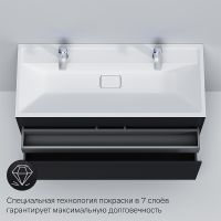 Товар: Тумба под раковину AM.PM Inspire V2.0 120 подвесная Графит матовая арт-M50AFHX1203GM - фото 6 Тумба под раковину AM.PM Inspire V2.0 120 подвесная Графит матовая арт-M50AFHX1203GM — фото 6, Тумбы под раковину