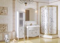 Шкаф пенал Opadiris Лоренцо 45 L Белый матовый арт-Z0000008217 — фото 2, Пеналы для ванной комнаты