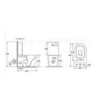 Унитаз компакт Esbano Ripoll-C Черный матовый с бачком и сиденьем Микролифт арт-ESUNRIPOCMB — фото 3, Напольные унитазы