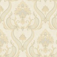 Обои Bernardo Bartalucci Gabriella Винил на флизелине (1,06*10,05) Бежевый, Дамаск арт-84132-1 — фото 1, Обои для стен