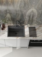 Кухонная мойка Raglo 50 Графит матовый арт-R700.5050.09 — фото 2, Кухонные мойки