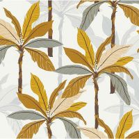 Обои AS Creation Geo Nordic Винил на флизелине (0,53*10,05) Желтый/Белый, Деревья арт-37530-2 — фото 1, Обои для стен