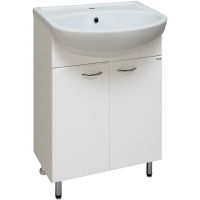 Тумба под раковину Runo Уют 55 Белая арт-00000000066 — фото 1, Тумбы под раковину