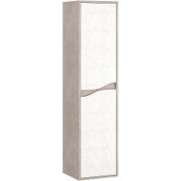 Шкаф пенал Onika Брендон 35.10 У подвесной Камень светлый Бетон крем арт-403565 — фото 1, Пеналы для ванной комнаты