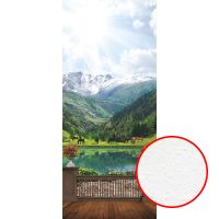 Фреска Ortograf Горы 5166 Фактура бархат FX Флизелин (1,5*3,5) Зеленый/Голубой/Коричневый, Горы/Пейзаж арт-5166 (бархат FX) — фото 1, Фрески