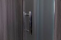 Душевой уголок Esbano ESR-8027A 120x80 R профиль Хром стекло рифленое арт-ESUGR8027AR — фото 4, Асимметричные душевые уголки