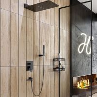 Душевая система Timo Briana Черный арт-SX-7119/03SM — фото 2, Встраиваемые душевые комплекты