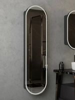 Товар: Зеркальный шкаф Континент Elmage black LED 45 с подсветкой Черный арт-МВК048 - фото 7 Зеркальный шкаф Континент Elmage black LED 45 с подсветкой Черный арт-МВК048 — фото 7, Пеналы для ванной комнаты