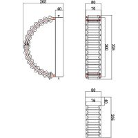 Настенный светильник Divinare Renata Прозрачный Латунь арт-1135/17 AP-10 — фото 5, Бра