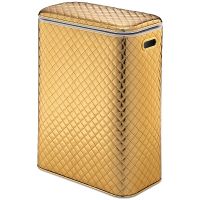 Корзина для белья Geralis Ромб стежка Золото, кант Золото, стандартная арт-SGG-B — фото 1, Корзины для белья