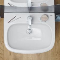 Раковина Grohe Euro Ceramic 60 Альпин-белый арт-39335000 — фото 8, Раковины подвесные
