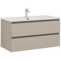 Тумба под раковину Aquanet Вега 2.0 100 подвесная Бежевая арт-337939 — фото 3, Тумбы под раковину