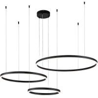 Подвесной светильник Indigo Indigo Galass 14001/3P Black Черный арт-V000032L — фото 1, Подвесные светильники