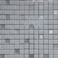 Стеклянная мозаика Orro Mosaic Glass 30х30 см арт-Vesta White — фото 1, Мозаика