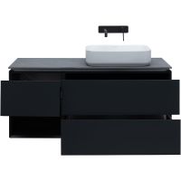 Тумба под раковину Allen Brau Infinity 120 R подвесная Антрацит матовый арт-1.21007.AM — фото 8, Тумбы под раковину