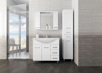 Тумба под раковину Style Line Ирис 100 Белый глянец арт-ЛС-00000178 — фото 2, Тумбы под раковину