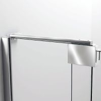 Душевая дверь Vincea Extra 90 профиль Хром стекло прозрачное арт-VDP-1E8090CL — фото 4, Распашные душевые двери