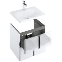 Тумба под раковину Ravak SD Balance 60 подвесная Белая арт-X000001366 — фото 7, Тумбы под раковину