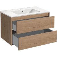 Товар: Тумба под раковину Vincea Gio 80 подвесная N.Oak арт-VMC-2G800NO - фото 3 Тумба под раковину Vincea Gio 80 подвесная N.Oak арт-VMC-2G800NO — фото 3, Тумбы под раковину