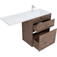 Товар: Тумба с раковиной Aquanet Токио 130 R Дуб веллингтон арт-335590 - фото 3 Тумба с раковиной Aquanet Токио 130 R Дуб веллингтон арт-335590 — фото 3, Тумбы с раковиной