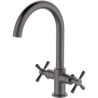 Смеситель для кухни Orange Mia Графит арт-M34-821gr — фото 1, Смесители для кухни