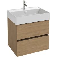 Тумба под раковину Jacob Delafon Tolbiac 60 подвесная Дуб давос арт-EB2381-E75 — фото 1, Тумбы под раковину