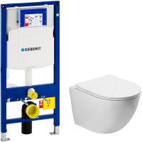 Комплект унитаза Vincea Globo VT1-14S с инсталляцией Geberit Duofix Sigma UP320 111.300.00.5 с сиденьем Микролифт арт-VT1-14S+111.300.00.5 — фото 1, Комплекты унитаз + инсталляция
