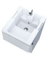 Тумба с раковиной Marka One Bumble 40П подвесная Белая арт-Ц0000001481 — фото 3, Тумбы с раковиной
