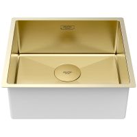 Кухонная мойка Paulmark Next 48 Uni Светлое золото арт-PM214844-LG — фото 2, Кухонные мойки