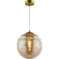 Подвесной светильник Maytoni Pendant Vinare Янтарный Латунь арт-P074PL-01BS — фото 1, Подвесные светильники