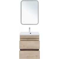 Тумба под раковину Aquanet Нота New 58 подвесная Дуб светлый арт-334197 — фото 7, Тумбы под раковину