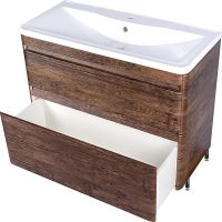 Тумба под раковину Style Line Атлантика 100 Люкс Plus Старое дерево арт-ЛС-00000614 — фото 2, Тумбы под раковину