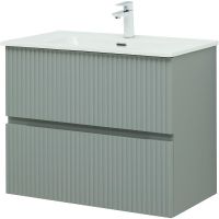 Тумба под раковину Aquanet Джейн 80 подвесная Мисти грин арт-313318 — фото 5, Тумбы под раковину