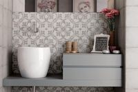 Керамический декор Equipe Art Nouveau La Rambla Grey 20х20 см арт-24419 — фото 2, Керамическая плитка