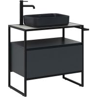 Тумба под раковину Allen Brau Priority 80 Антрацит матовый арт-1.31002.AM — фото 2, Тумбы под раковину