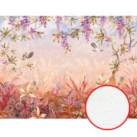 Фреска Ortograf Aurora 34110 Фактура бархат FX Флизелин (4*3) Разноцветный, Листья/Цветы арт-34110 (бархат FX) — фото 1, Фрески