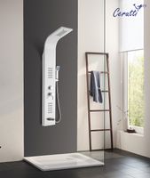Душевая панель Ceruttispa Virginia W с гидромассажем Белая арт-CT9990 — фото 2, Душевые панели